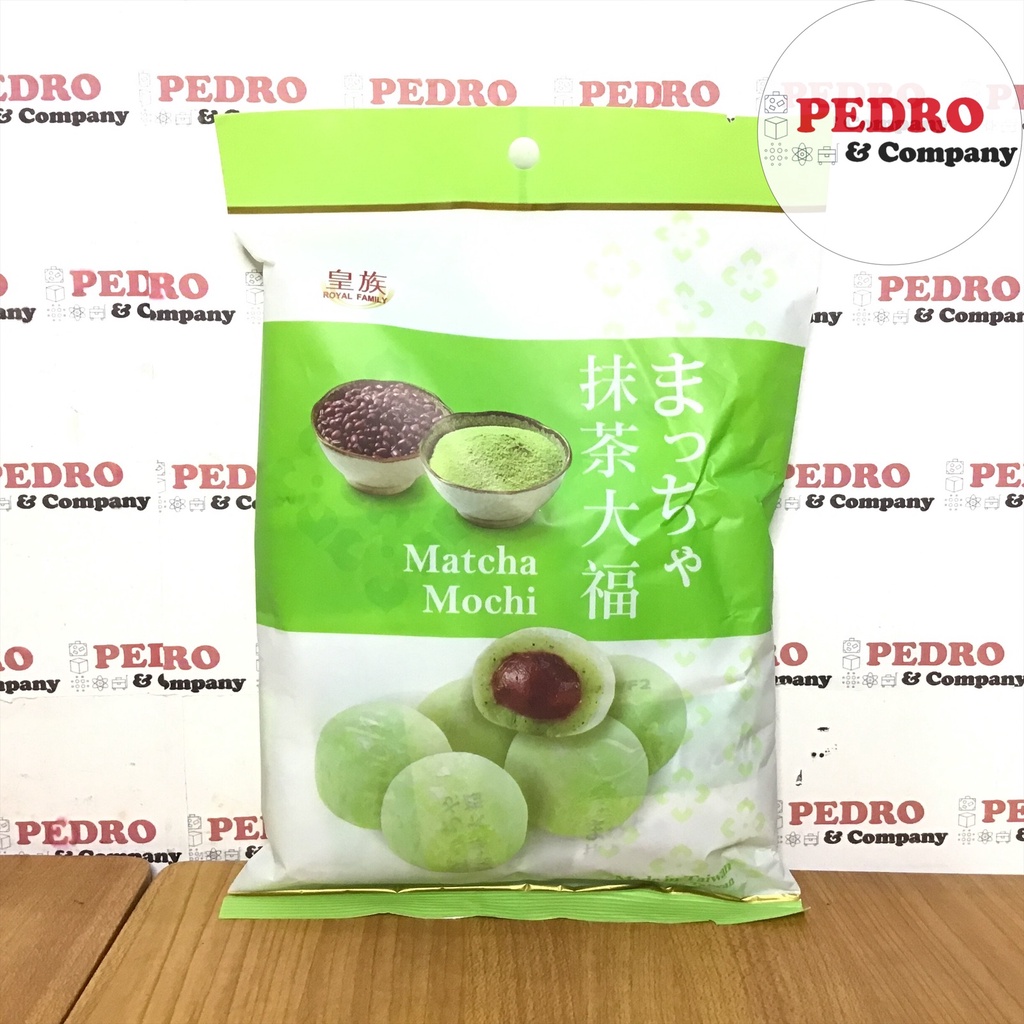 

Royal family matcha mochi 120 gram - moci rasa teh hijau