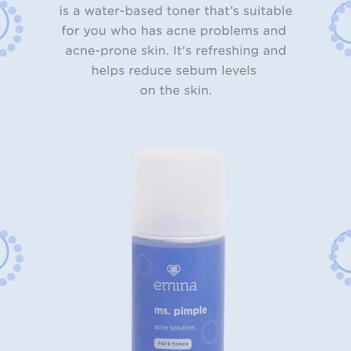 ★ BB ★ EMINA Ms.Pimple Acne Solution Face Toner