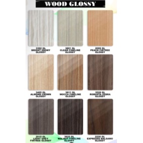 HPL SPECIAL WOOD WINSTON GLOSSY PREMIUM QUALITY kilap mebel no taco MURAH