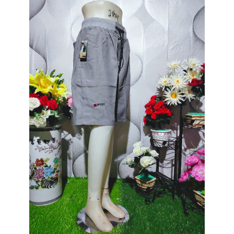 Celana Pendek Pria Chino Tuwil Pinggang Karet Rip No 28 sampai 30 (Size L)