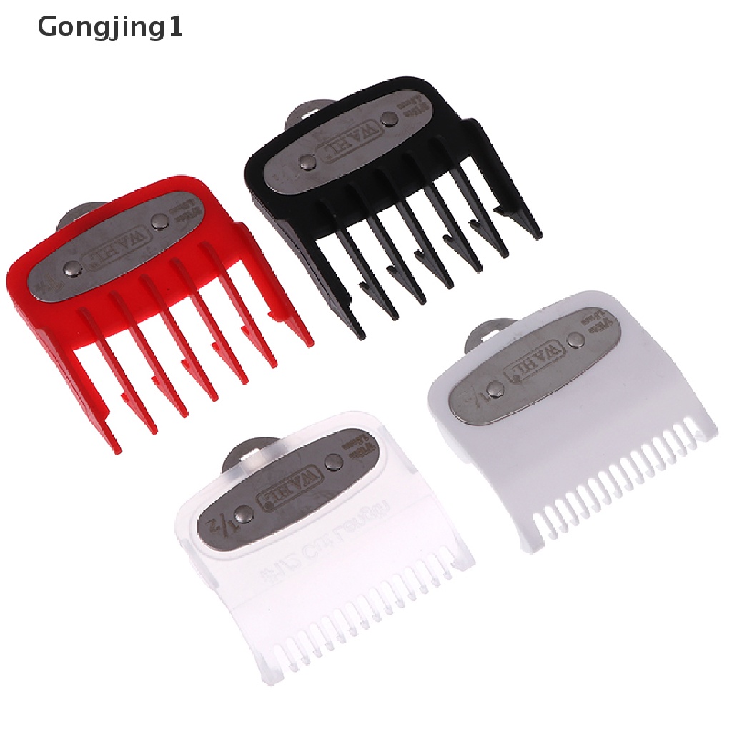 Gongjing1 Set Sisir Panduan Ukuran 1.5mm + 4.5mm Dengan Holder Metal Untuk Clipper