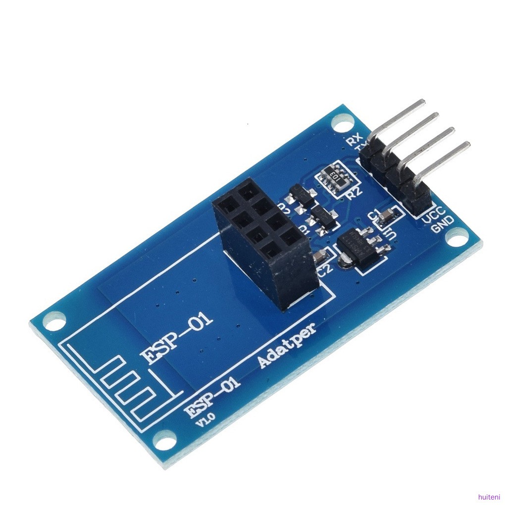 Modul Papan Sirkuit Adapter Wifi 3.3v 5c Esp 01 Serial Untuk Uno / Uno R 3 Huiteni