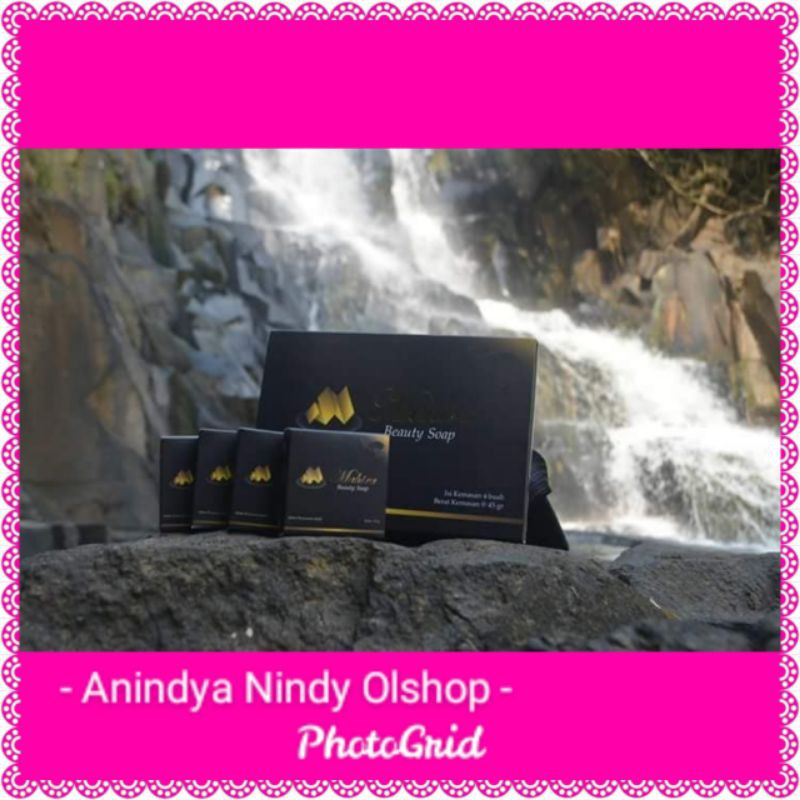 Sabun Mahira Beauty Soap Wajah Jerawat Flek Hitam Bopeng Berminyak Kering 1 Box 4 Pcs Khusus Id