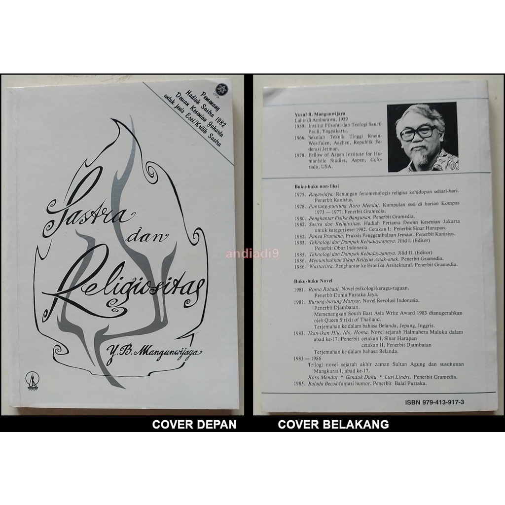 SASTRA DAN RELIGIOSITAS Y. B. MANGUNWIJAYA 1992