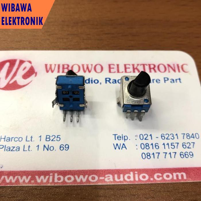 Potensio mono 10k kecil biru 103 potensio meter wbwele88