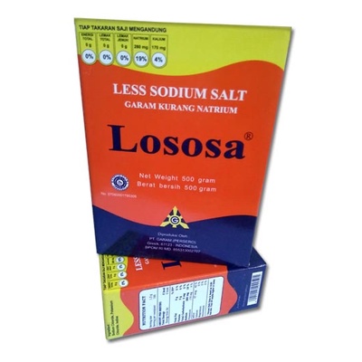 

Garam Lososa 500 gr | Garam Rendah Natrium(untuk Hipertensi)