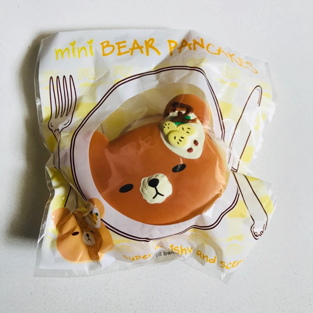 Mini Bear Pancake Squishy by Puni Maru