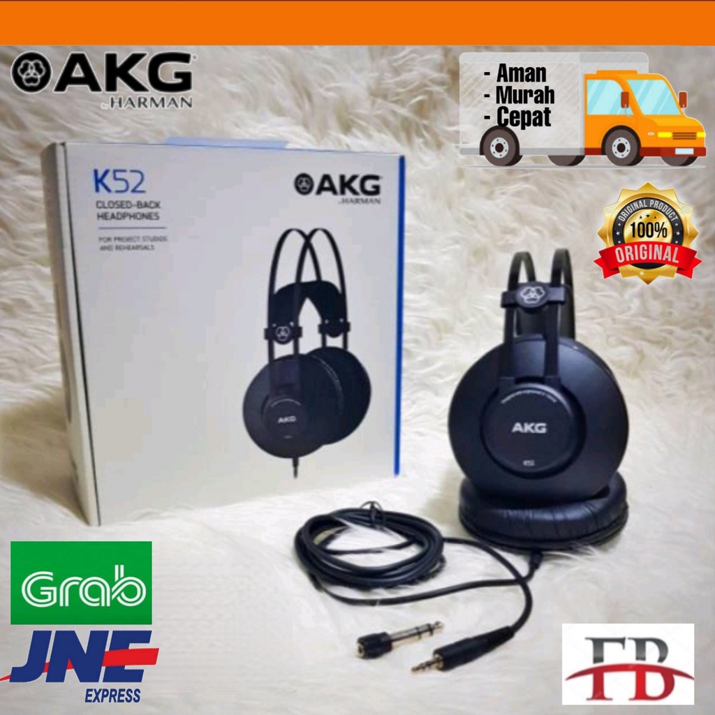 Jual AKG K52 Studio Monitor Headphone / K 52 / K52 Original Shopee