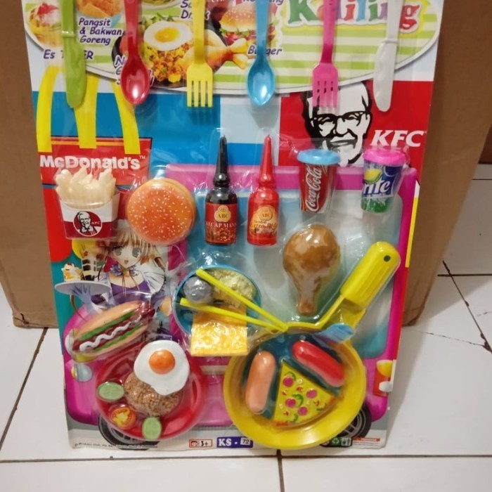 MAINAN ANAK KFC SET