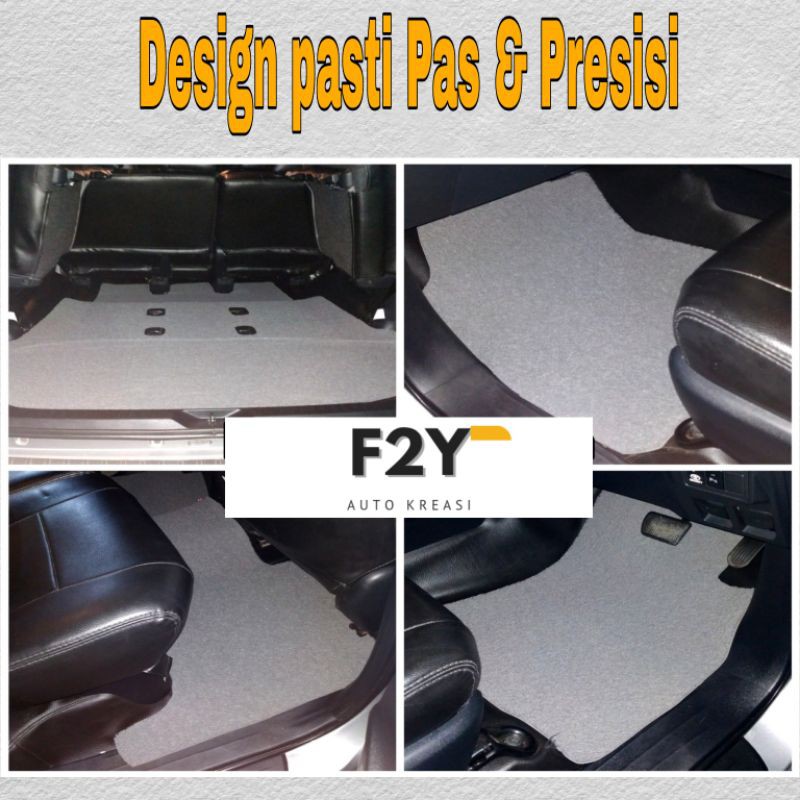 Karpet Mobil Mie Bihun INNOVA OLD, REBORN, CAPTAIN SEAT Full Set Bagasi