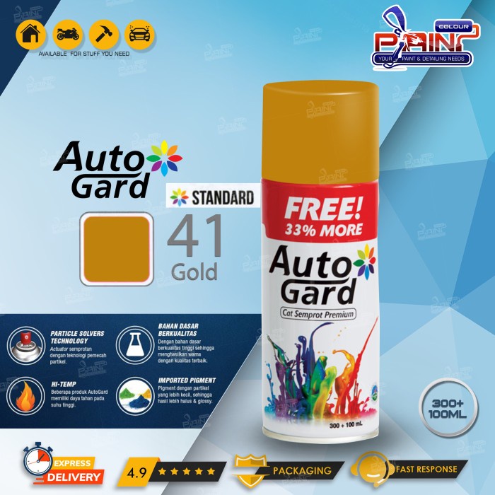 AUTOGARD GOLD EMAS MAS 41 - Cat Semprot Premium Motor Rumah