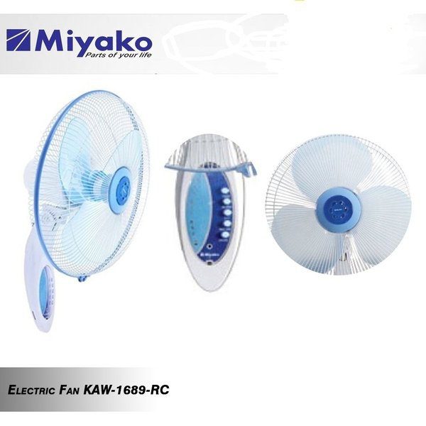 (PENGIRIMAN KHUSUS JNT/JNE/EKSPEDISI) Kipas Angin Miyako 16 inch KAW1689RC Remor Control