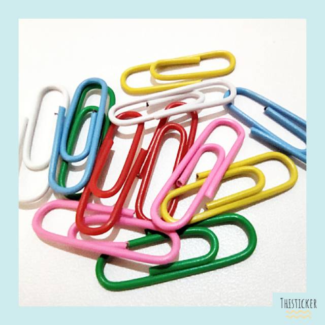 

[Thisticker] Round Paper Clip Warna-warni