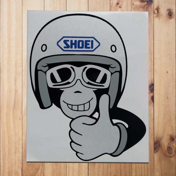 Sticker Shoei Monkey Helmets