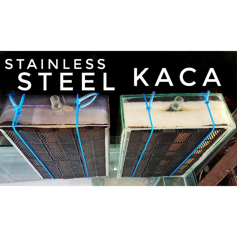 FILTER KOLAM BAHAN KACA TANPA POMPA