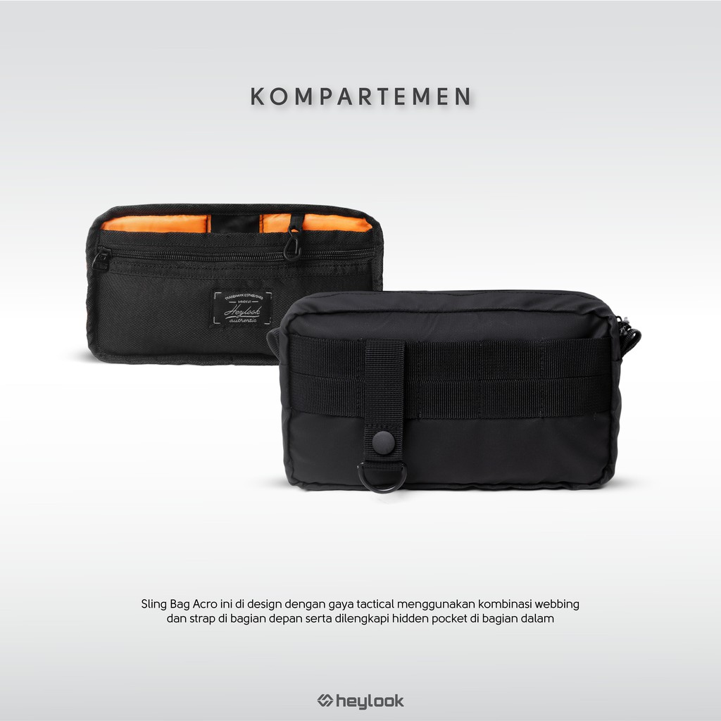 HEYLOOK Project - Tas Selempang Pria Sling Bag Pria ARCO Anti Air Waist Bag Pria Waterproof