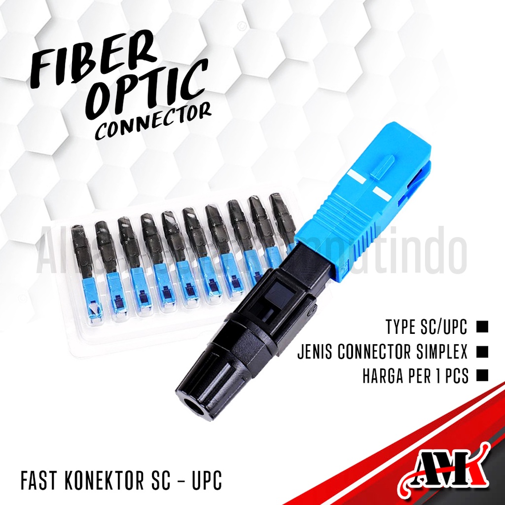 Jual Fo Fast Connector SC UPC BS Fast Konektor SC Manual Fiber Optik ...