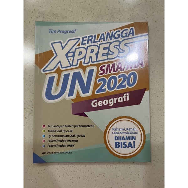 

Erlangga X-Press UN SMA/MA 2020 Geografi
