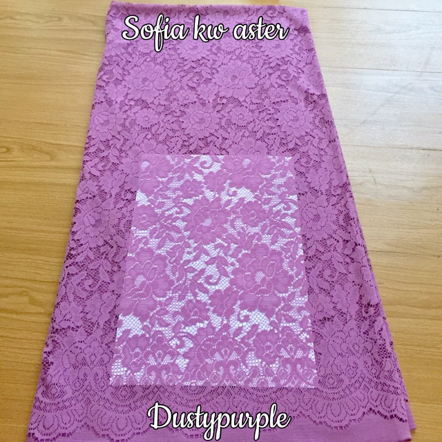 Kain Brokat motif aster part I