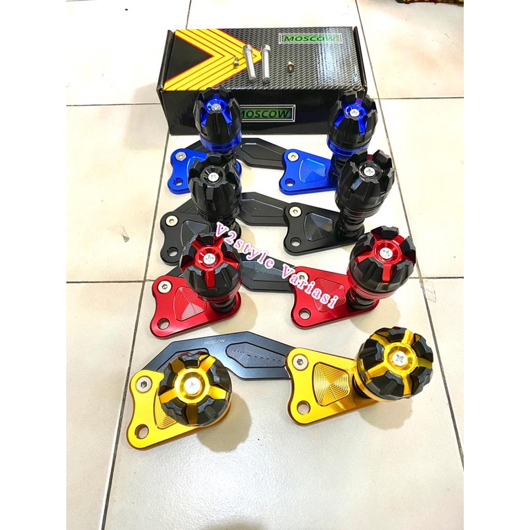 FOTO ASLI ! PAKET JALU + SLIDER KNALPOT FULL CNC IMPORT PNP BAUT JALU PELINDUNG KNALPOT YAMAHA ALL NMAX OLD NMAX NEW 2015 2016 2017 2018 2019 2020 2021 2020 AEROX 155 NEW OLD XMAX LEXI PNP IMPORT GROSIR