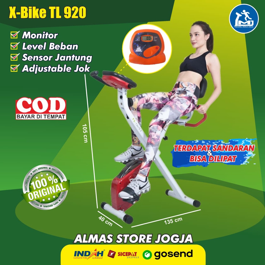 Sepeda Statis Alat Fitness Terapi Kesehatan Kaki Lutut Murah - Speda Statis Alat Olahraga Fitnes Dir