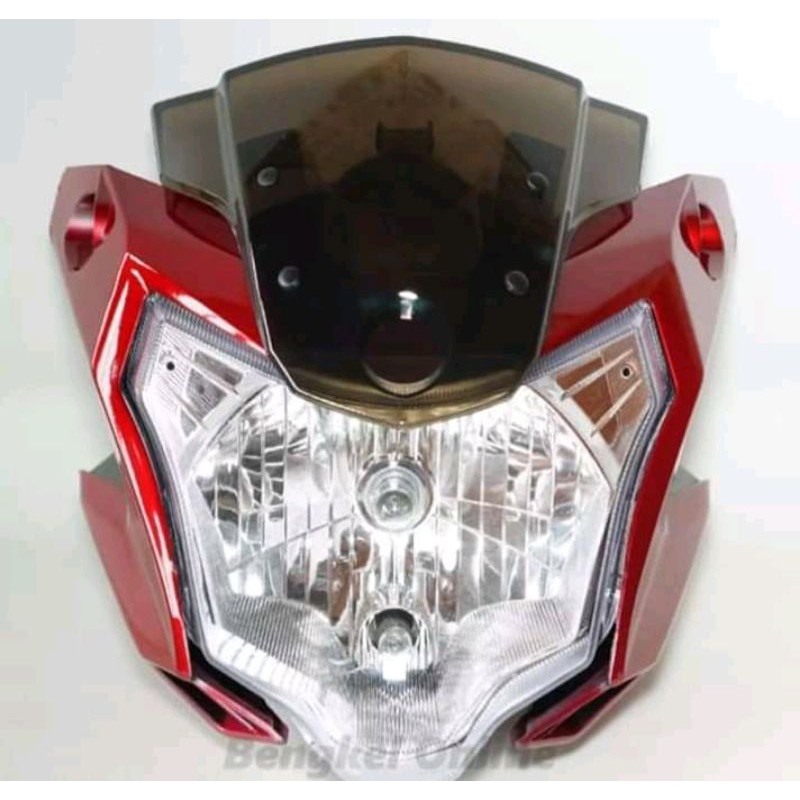 Paket headlamp yamaha Vixion advance NVA original merah putih biru abu-abu