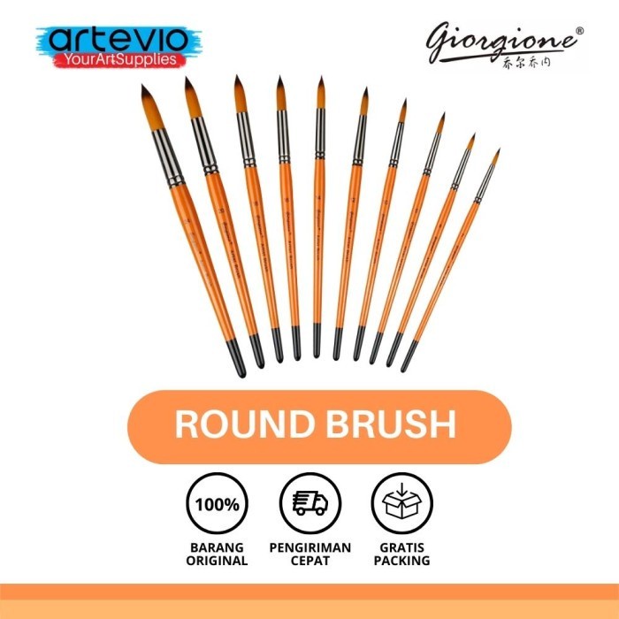 

Produk Terbaru Kuas Lukis Giorgione Artist Round Brush G-1010