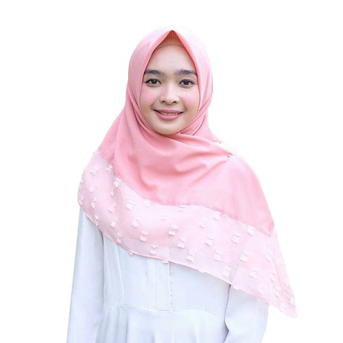 HIjab Jilbab Kerudung Segiempat Bella Kombinasi Rubiah