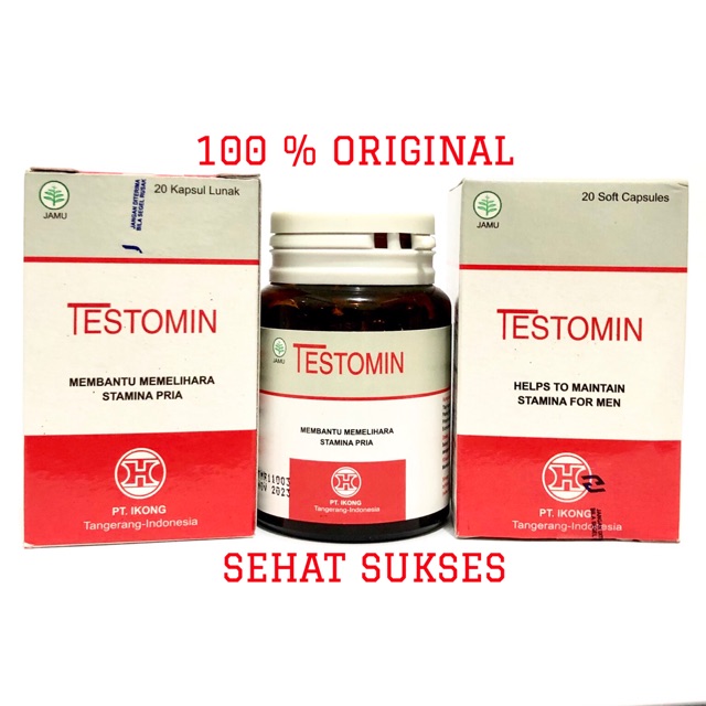 Testomin ~ Vitamin Hormon, Kesuburan &amp; Stamina Bagi Pria