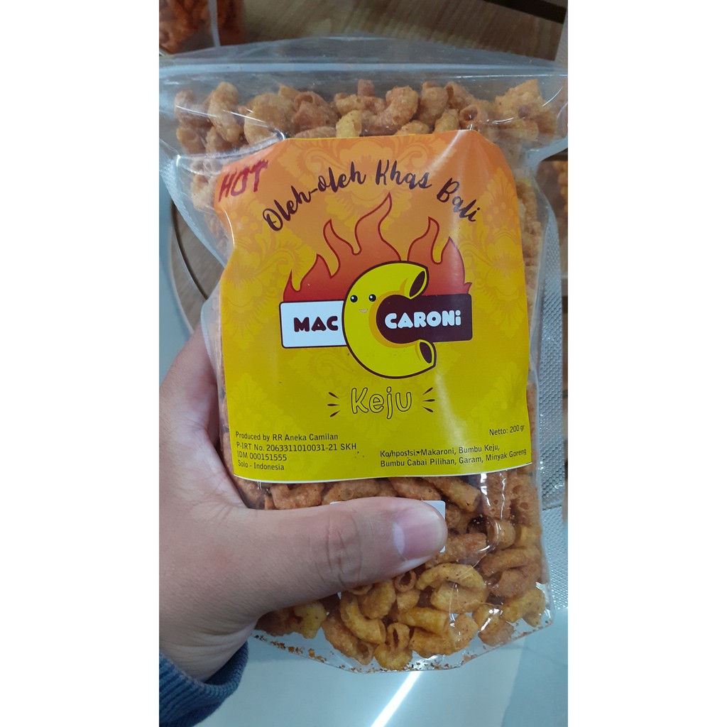 MACARONI HOT OLEH-OLEH KHAS BALI 200GR