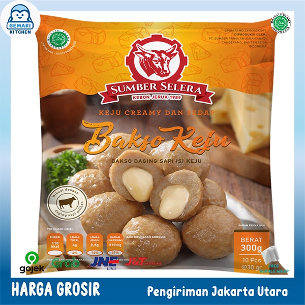 

SUMBER SELERA BAKSO KEJU 300 GRAM 10 PCS