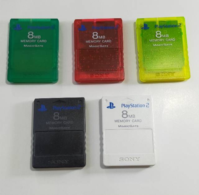 MC Original /Memori Card Sony 8Mb Bisa Save Semua Game Ps2