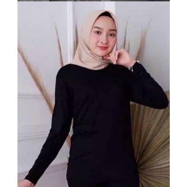 (RPA) ALL MIDI GAMIS DRESS RAYON UNIQLO PART 2-MANSET HITAM