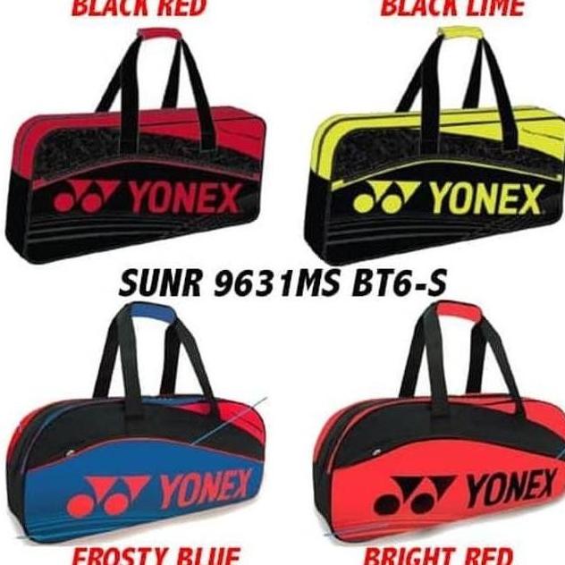 TERBARU ORIGINAL YONEX SUNR 9631MS BT6-S TAS BADMINTON - BRIGHT RED SDFS6546D