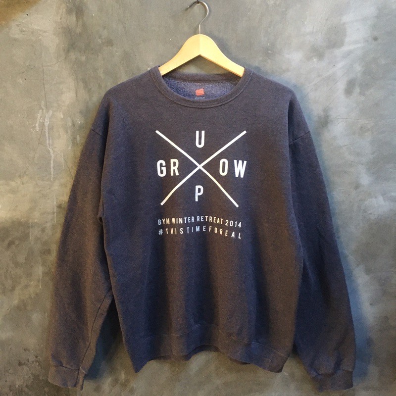 Crewneck Grow Up Hanes Second