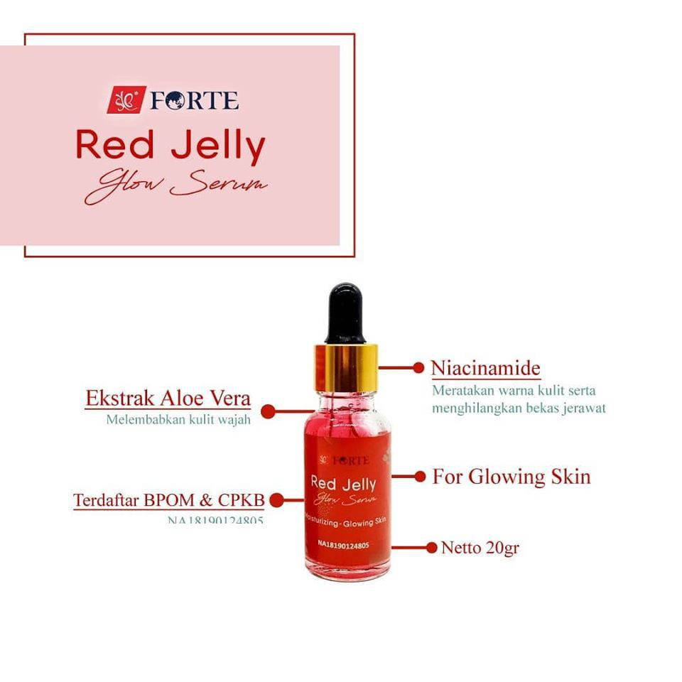 [COD] Serum Red Jelly untuk Mencerahkan Meratakan Warna Kulit dan Anti Aging Ampuh | SYB BPOM