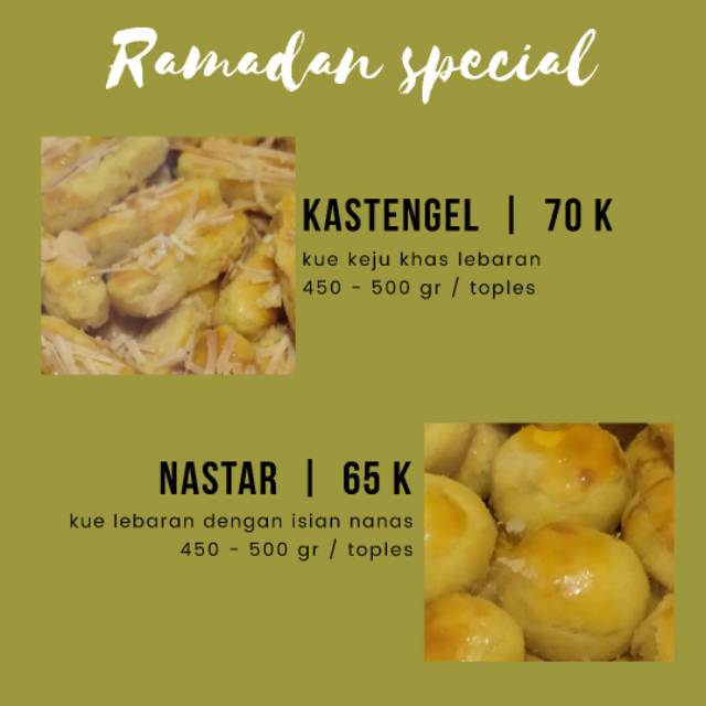 

Kue kering hampers lebaran kastengel nastar sagu keju