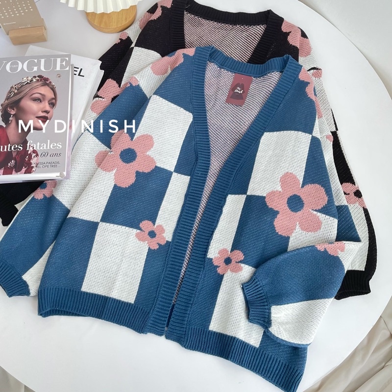 femia flower cardy - Cardigan Wanita Terbaru