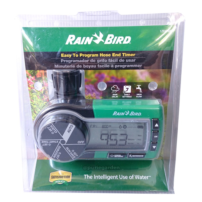 Garden House Timer Single Station (BATTERY) 3 Per 4 Inch Rain Bird PG KDR