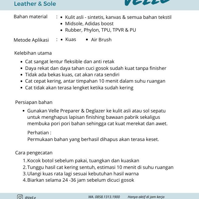 

Terupdate PCQEU Cat tas kulit leather & sintetis - leather paint | Velle LS 45 Best Product