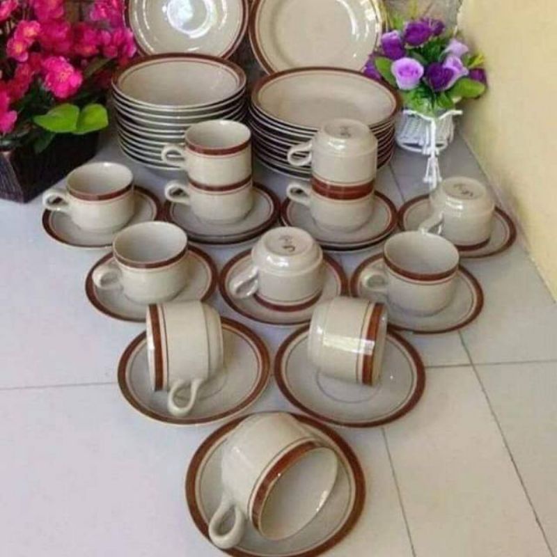 cangkir/gelas set keramik