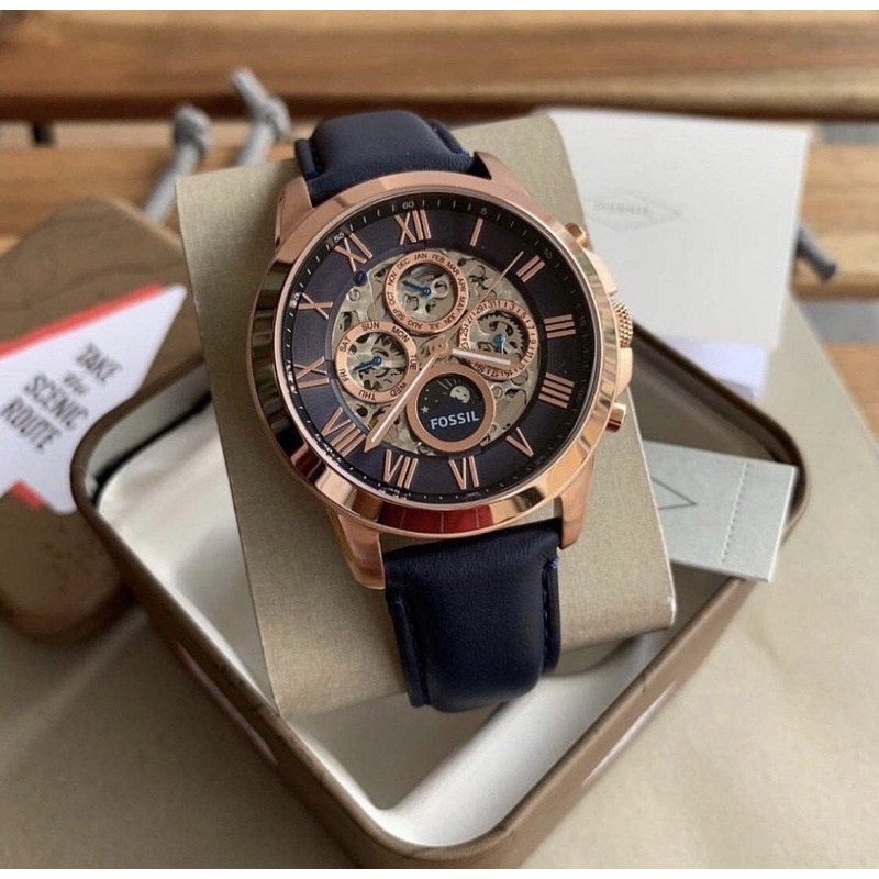 JAM TANGAN ME3029 AUTOMATIC NAVY ORIGINAL .