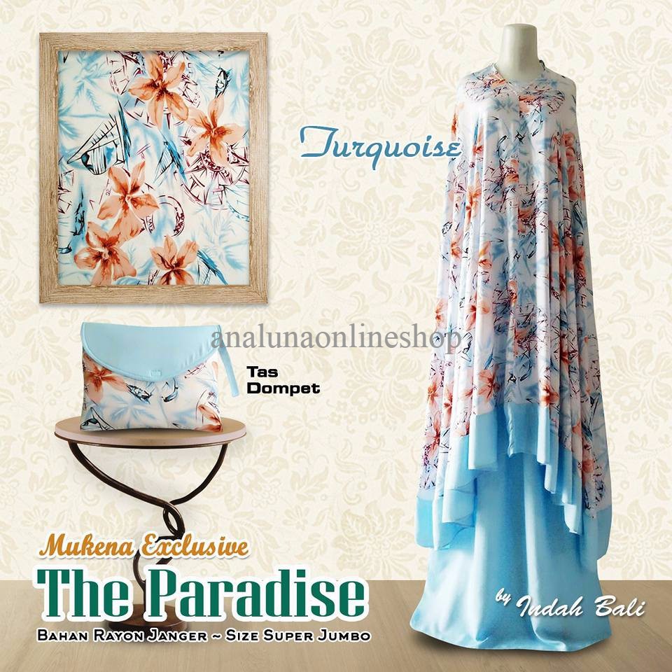 Mukena Bali Super Jumbo Paradise MUKENA TERBARU 2020 DEWASA MUKENA DEWASA TERBARU MOTIF BUNGA