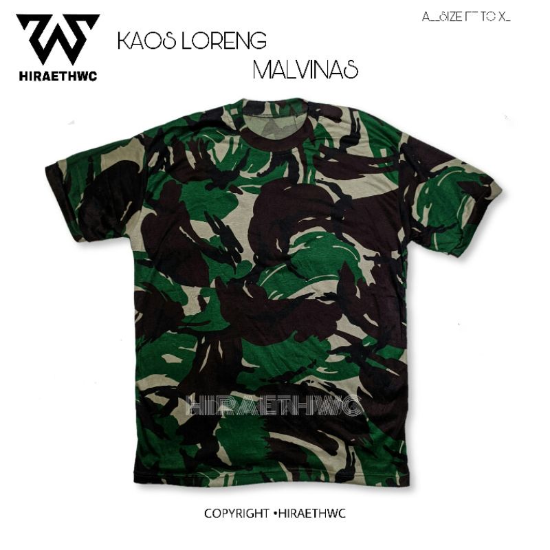 KAOS LORENG ARMY TERLENGKAP TERMURAH