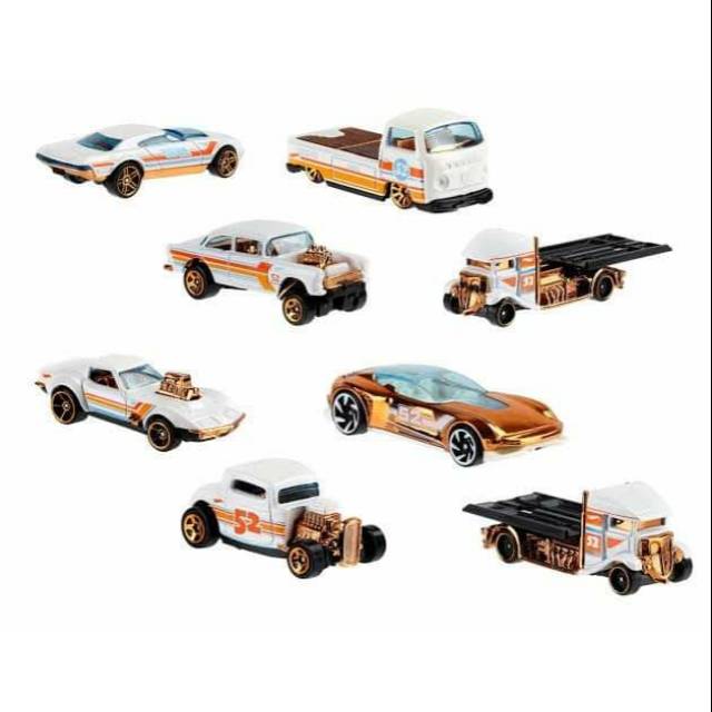 Hot Wheels Pearl Special 52nd Anniversary Full Set/komplit + Gazella GT (Gold)