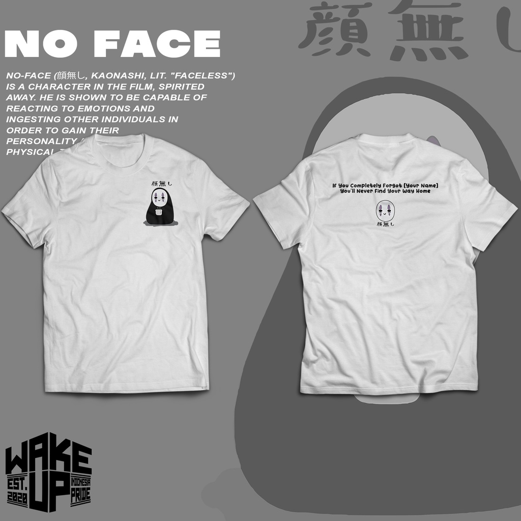 Kaos Anime No Face (Spirited Away)