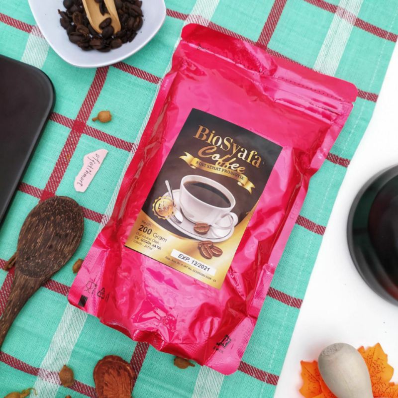 BIOSYAFA COFFE KOPI PROBIOTIK AMAN UNTUK LAMBUNG 200 GR