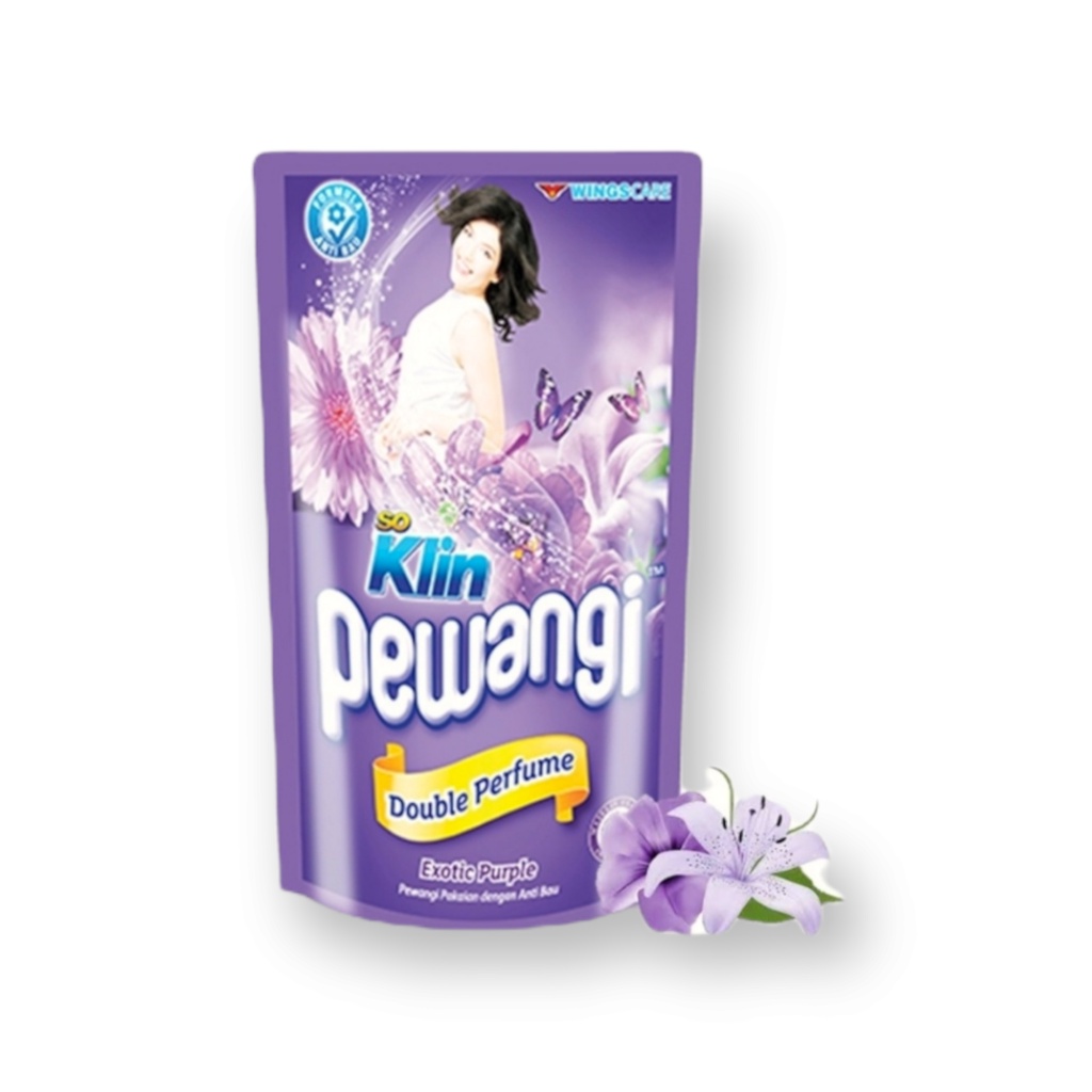 So Klin Pewangi Pakaian Double Exotic Purple Violet 800mL