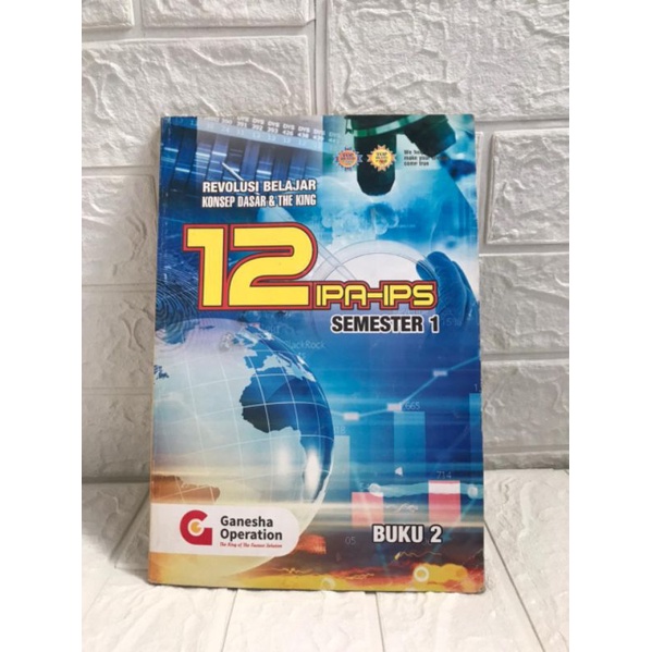 preloved buku bimbel go 12 ips-ips go semester 1 Ganesha operation