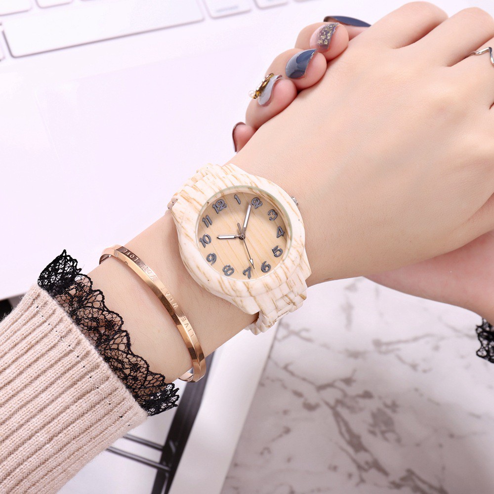 Jam Tangan Wanita Jam tangan pria Quartz Anti Air Gaya Korea Jam Tangan Couple